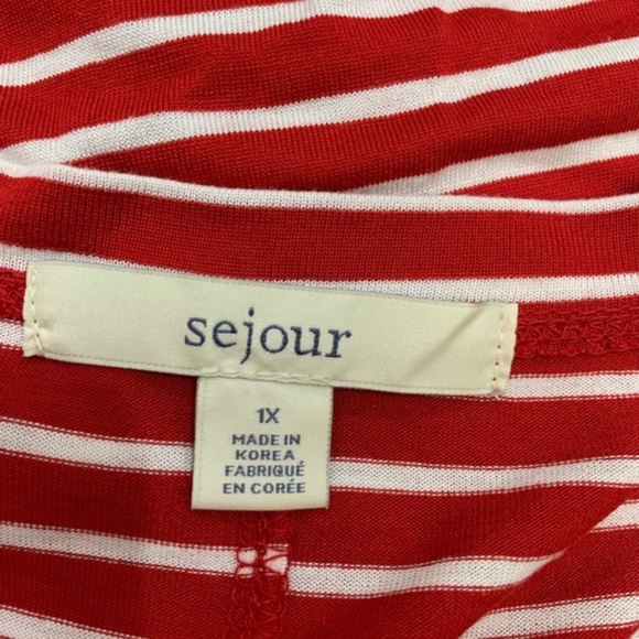 Sejour Stripe Top (Plus) - Picture 2 of 5